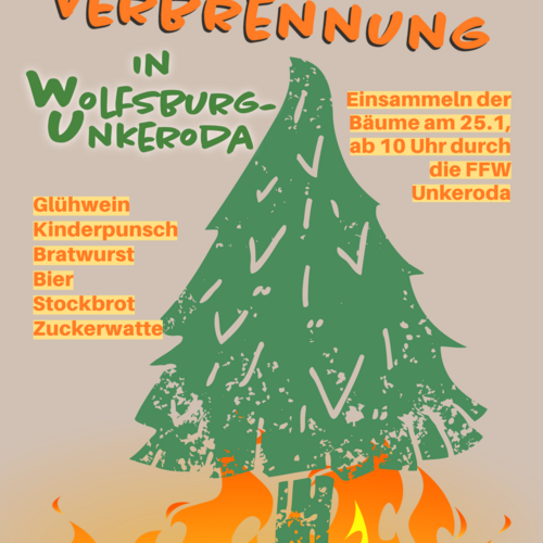 Weihnachtsbaumverbrennung WUK