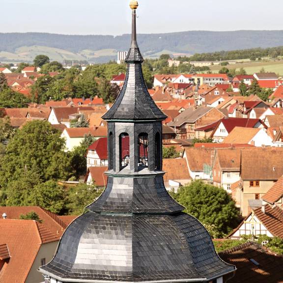 Kirchturm der Gerstunger Katharinenkirche